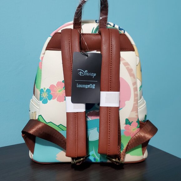 NWT Loungefly Disney Lilo & Stitch Aloha Mini Backpack - Picture 3 of 7